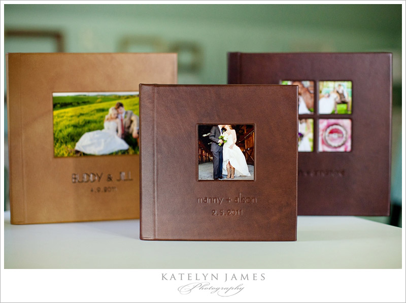 Modern Wedding Album Designs - Katelyn James