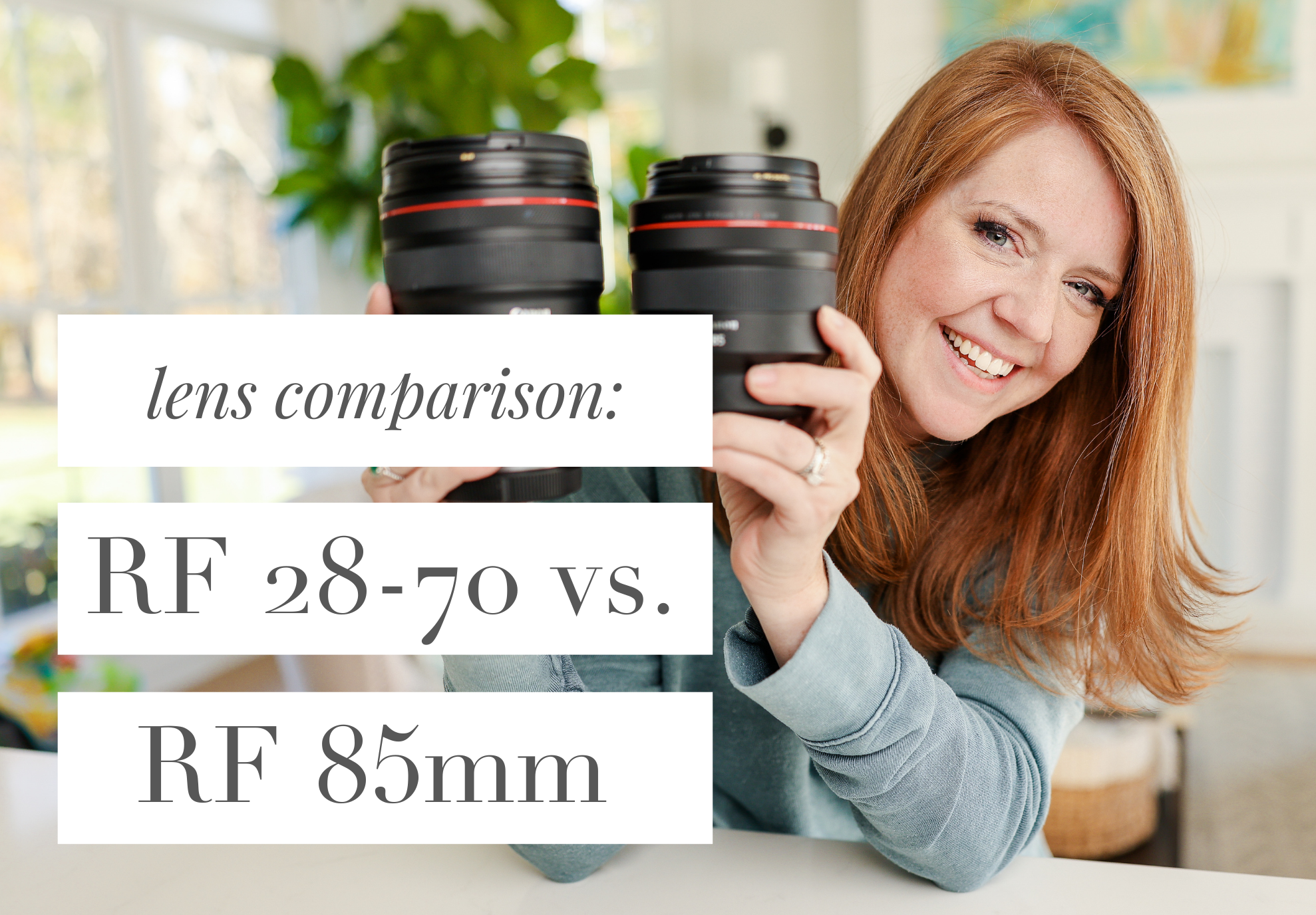 Lens Comparison: RF 28-80 vs. RF 85mm