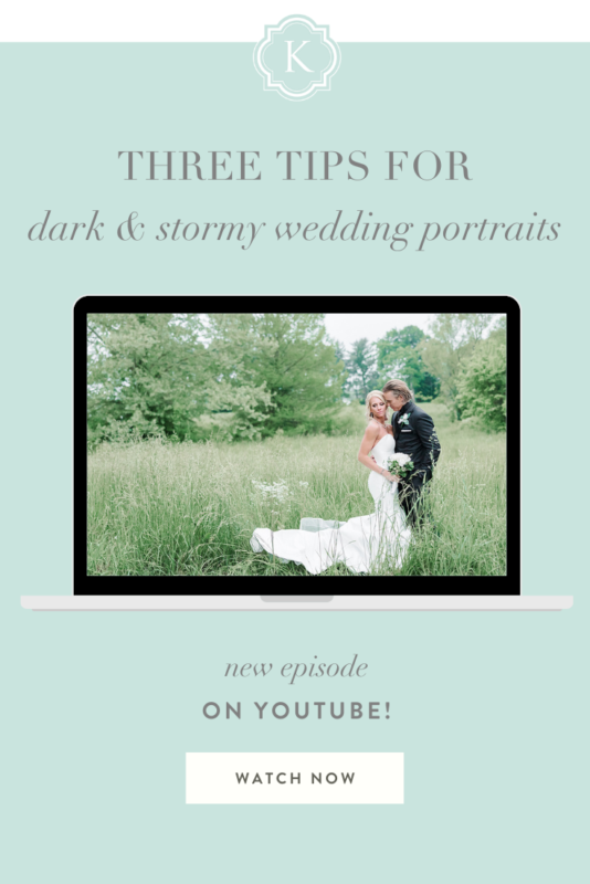 Three Tips for Dark & Stormy Wedding Portraits