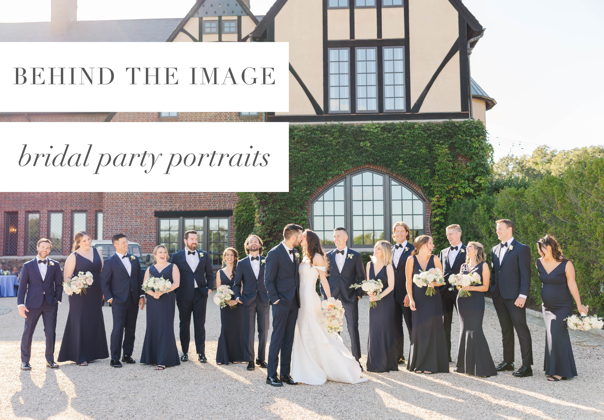 behind the image : bridal party portraits