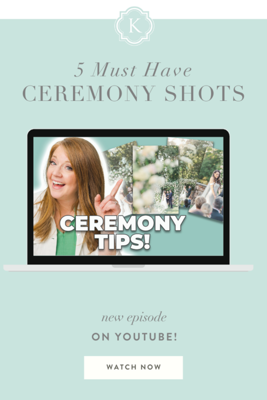 5 must have ceremony shots